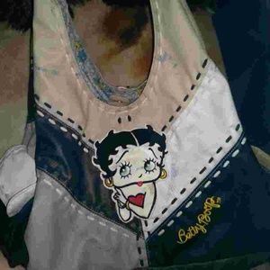 Leather Betty boop purse